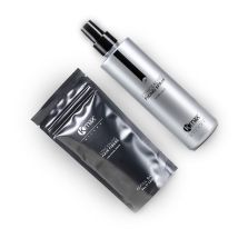 Embalagem de recarga de fibra capilar Kmax e spray fixador de 250 ml